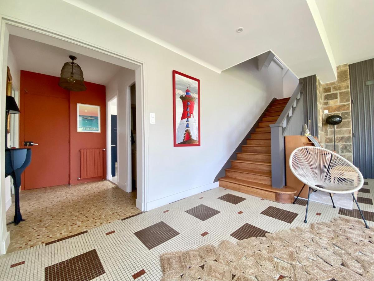 Superbe Villa Vue Sur Mer, Corniche De La Plage Benodet Exterior photo